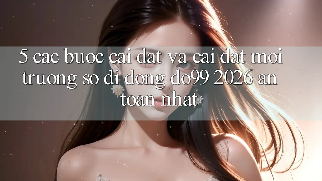 5. Các bước Cài đặt Và Cài Đặt Môi trường số di động DO99 2026 An Toàn Nhất
