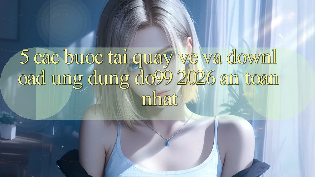 5. Các bước Tải quay về Và Download Ứng dụng DO99 2026 An toàn Nhất 5. Các bước Tải quay về Và Download Ứng dụng DO99 2026 An toàn Nhất