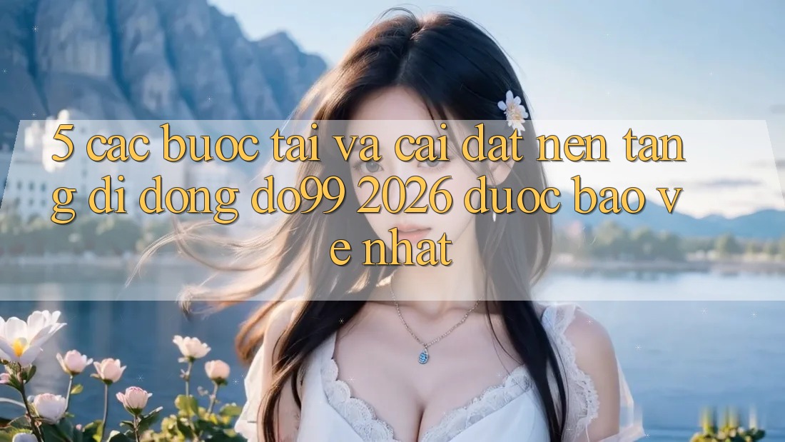 5. Các bước Tải Và Cài Đặt Nền tảng di động DO99 2026 Được bảo vệ Nhất