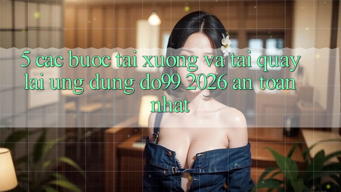 5. Các bước Tải xuống Và Tải quay lại Ứng dụng DO99 2026 An Toàn Nhất