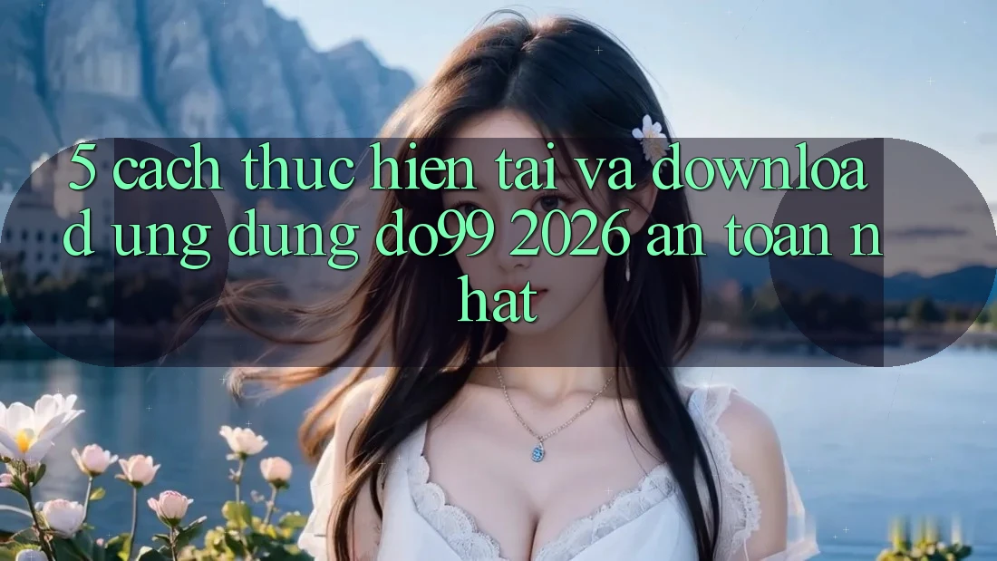 5. Cách thực hiện Tải Và Download Ứng dụng DO99 2026 An Toàn Nhất