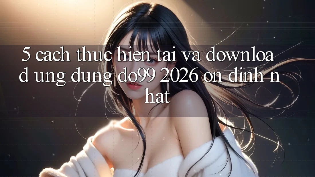 5. Cách thực hiện Tải Và Download Ứng dụng DO99 2026 Ổn định Nhất