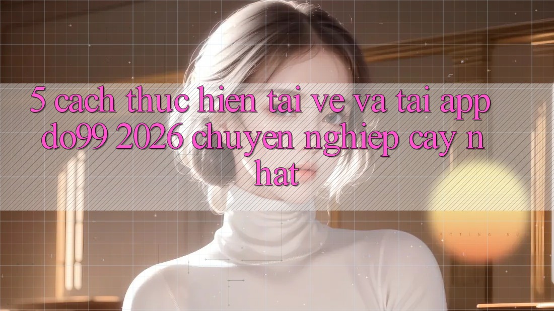 5. Cách thực hiện Tải về Và Tải App DO99 2026 Chuyên nghiệp cậy Nhất
