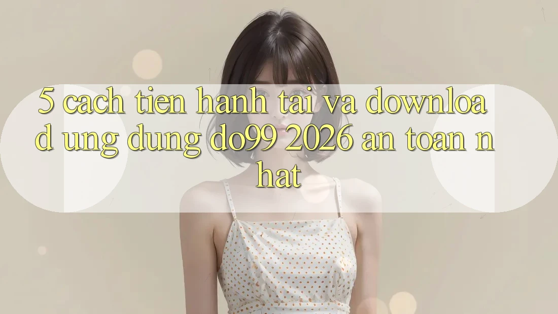 5. Cách tiến hành Tải Và Download Ứng dụng DO99 2026 An Toàn Nhất 5. Cách tiến hành Tải Và Download Ứng dụng DO99 2026 An Toàn Nhất