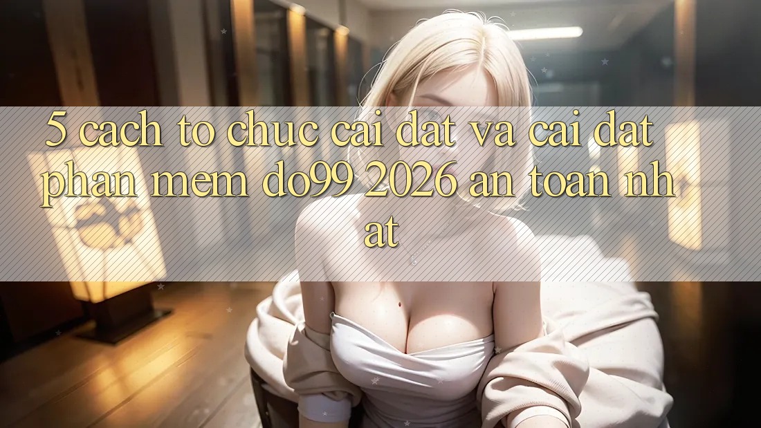 5. Cách tổ chức Cài đặt Và Cài Đặt Phần mềm DO99 2026 An Toàn Nhất 5. Cách tổ chức Cài đặt Và Cài Đặt Phần mềm DO99 2026 An Toàn Nhất