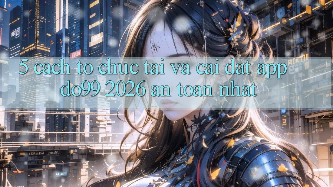 5. Cách tổ chức Tải Và Cài Đặt App DO99 2026 An Toàn Nhất
