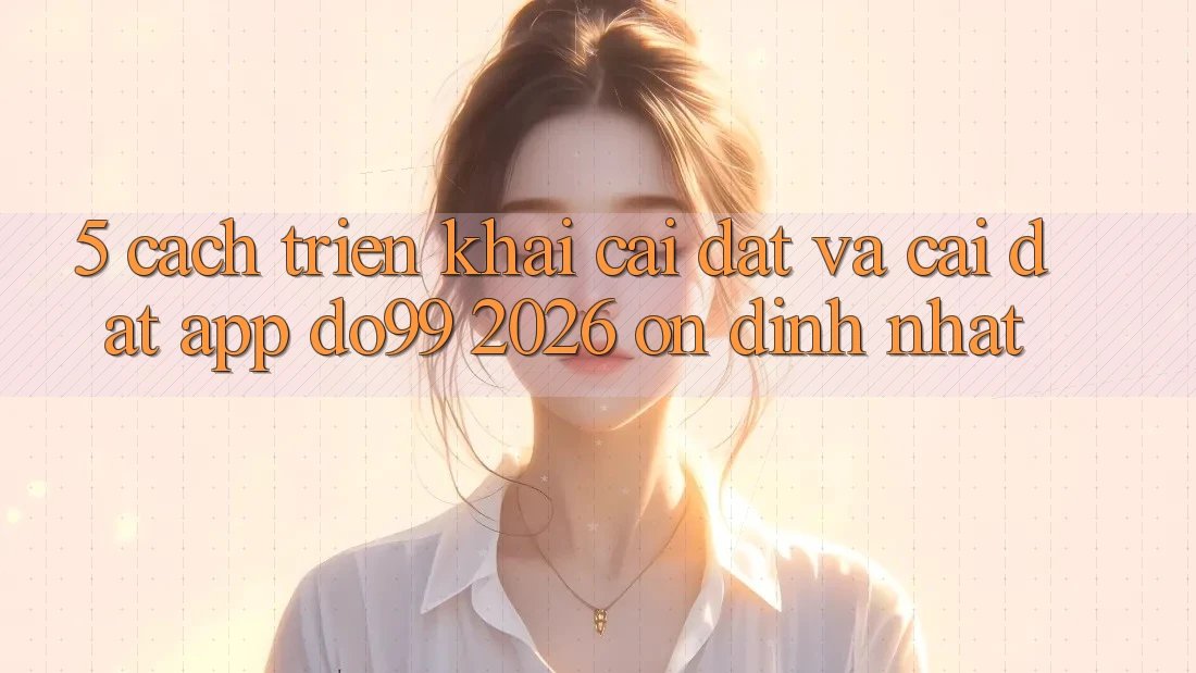 5. Cách triển khai Cài đặt Và Cài Đặt App DO99 2026 Ổn định Nhất 5. Cách triển khai Cài đặt Và Cài Đặt App DO99 2026 Ổn định Nhất