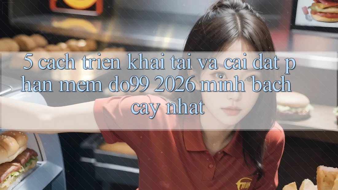 5. Cách triển khai Tải Và Cài Đặt Phần mềm DO99 2026 Minh bạch cậy Nhất