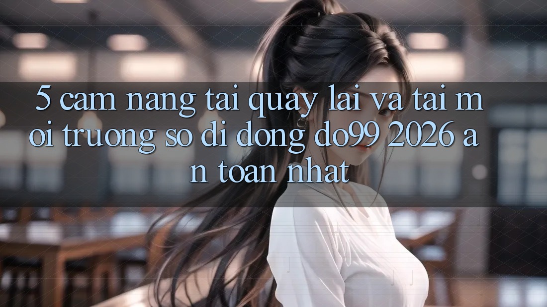 5. Cẩm nang Tải quay lại Và Tải Môi trường số di động DO99 2026 An Toàn Nhất