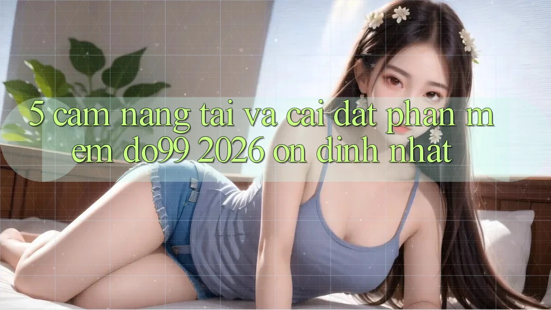 5. Cẩm nang Tải Và Cài Đặt Phần mềm DO99 2026 Ổn định Nhất