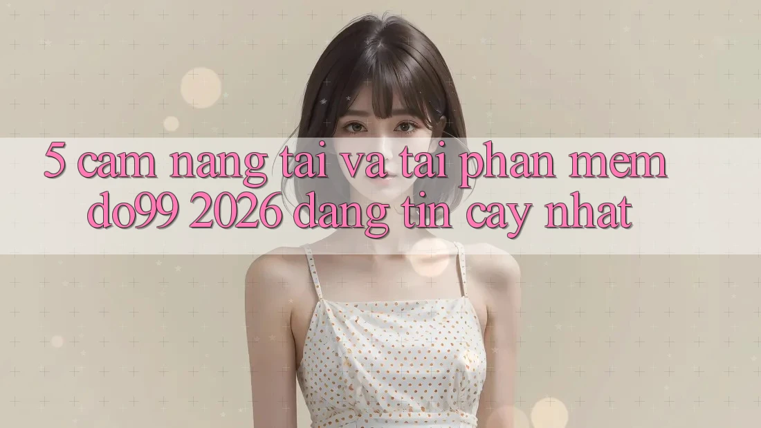 5. Cẩm nang Tải Và Tải Phần mềm DO99 2026 Đáng tin cậy Nhất