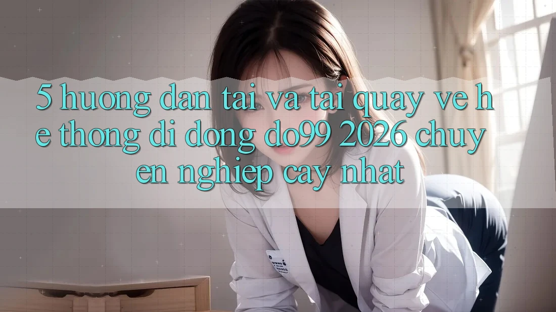 5. Hướng Dẫn Tải Và Tải quay về Hệ thống di động DO99 2026 Chuyên nghiệp cậy Nhất 5. Hướng Dẫn Tải Và Tải quay về Hệ thống di động DO99 2026 Chuyên nghiệp cậy Nhất