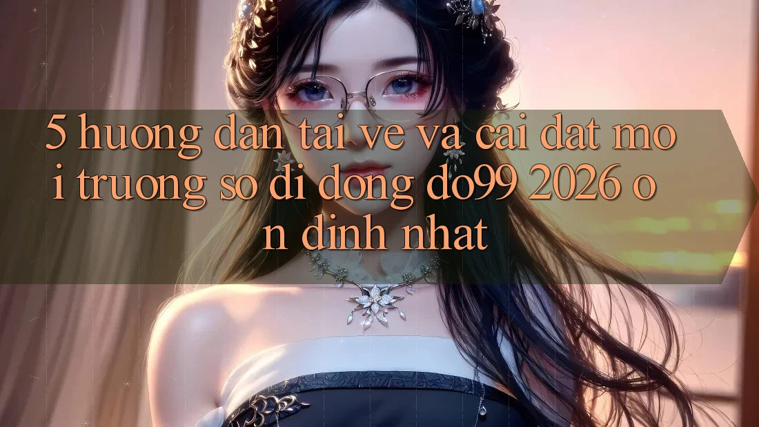 5. Hướng dẫn Tải về Và Cài Đặt Môi trường số di động DO99 2026 Ổn định Nhất