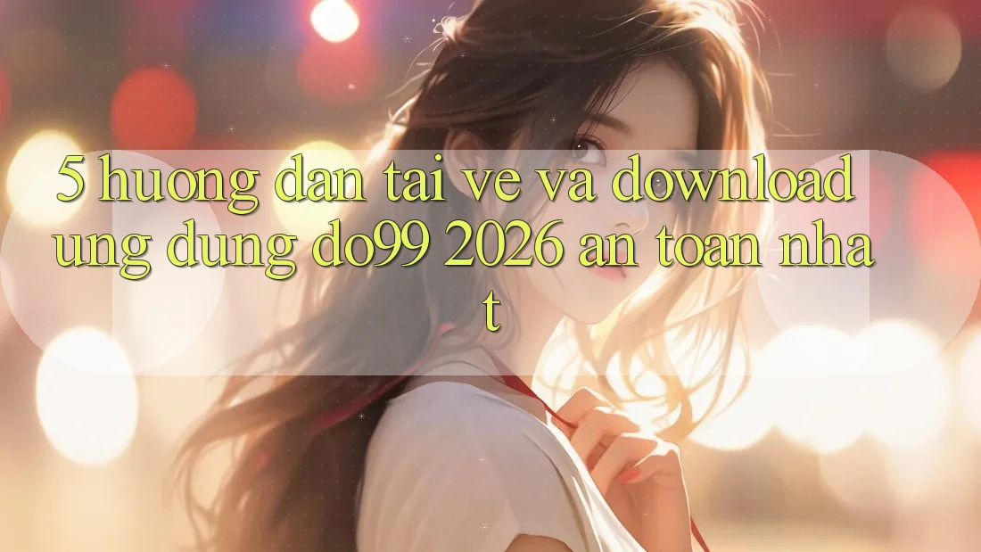 5. Hướng Dẫn Tải về Và Download Ứng dụng DO99 2026 An Toàn Nhất 5. Hướng Dẫn Tải về Và Download Ứng dụng DO99 2026 An Toàn Nhất