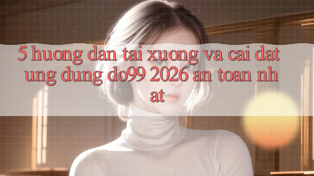 5. Hướng Dẫn Tải xuống Và Cài Đặt Ứng dụng DO99 2026 An Toàn Nhất