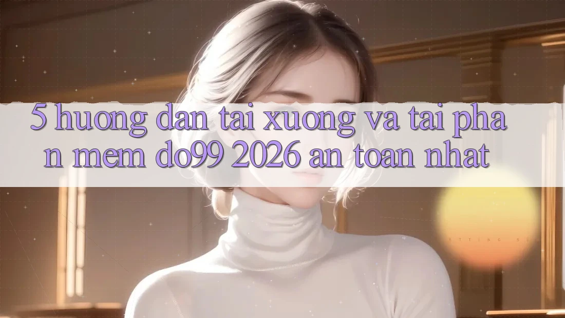 5. Hướng Dẫn Tải xuống Và Tải Phần mềm DO99 2026 An Toàn Nhất