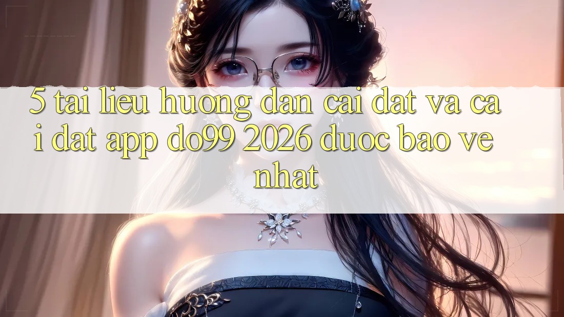 5. Tài liệu hướng dẫn Cài đặt Và Cài Đặt App DO99 2026 Được bảo vệ Nhất
