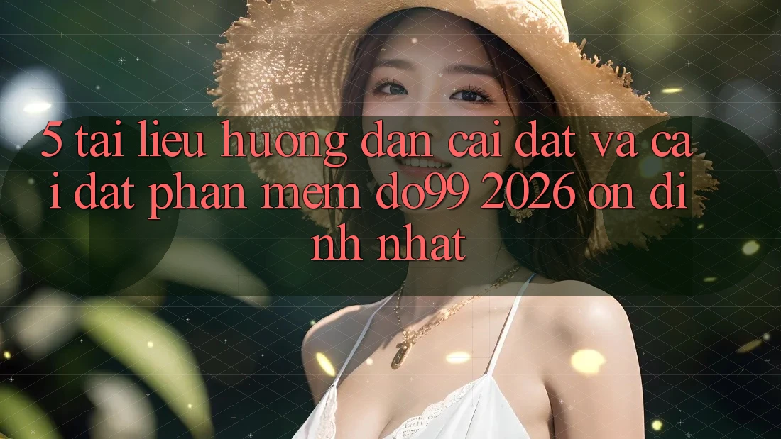 5. Tài liệu hướng dẫn Cài đặt Và Cài Đặt Phần mềm DO99 2026 Ổn định Nhất