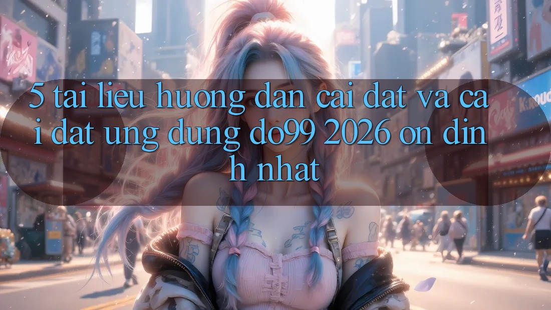 5. Tài liệu hướng dẫn Cài đặt Và Cài Đặt Ứng dụng DO99 2026 Ổn định Nhất