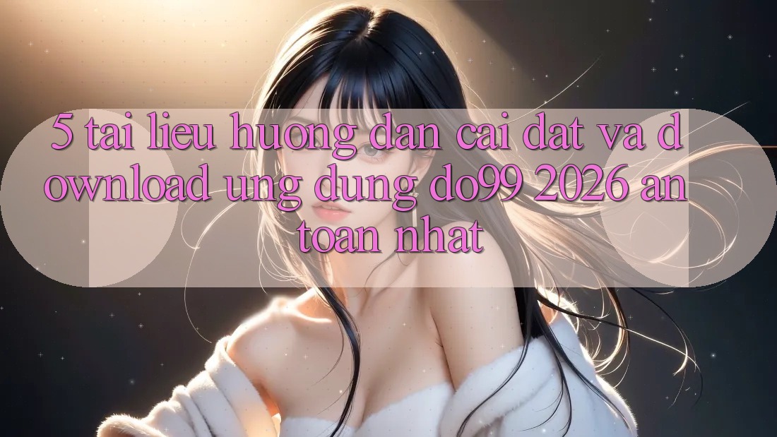 5. Tài liệu hướng dẫn Cài đặt Và Download Ứng dụng DO99 2026 An Toàn Nhất