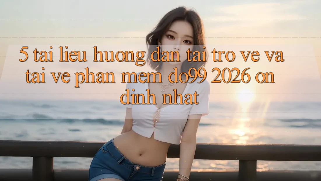 5. Tài liệu hướng dẫn Tải trở về Và Tải về Phần mềm DO99 2026 Ổn định Nhất