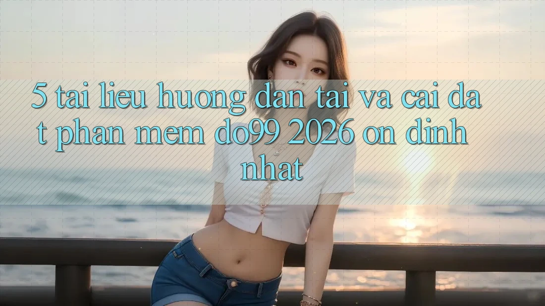 5. Tài liệu hướng dẫn Tải Và Cài Đặt Phần mềm DO99 2026 Ổn định Nhất