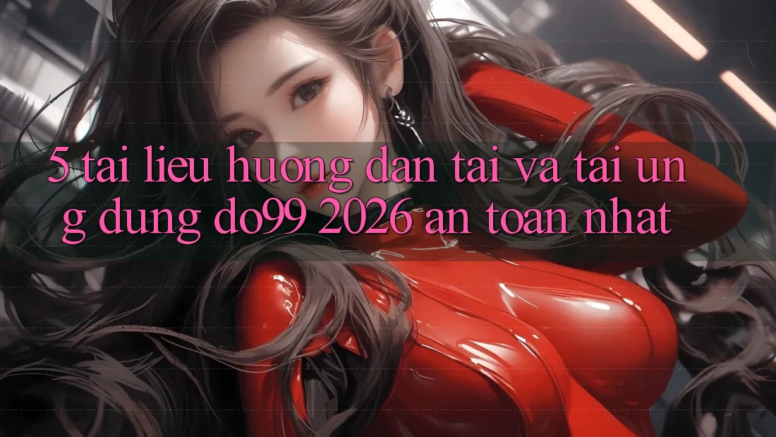 5. Tài liệu hướng dẫn Tải Và Tải Ứng dụng DO99 2026 An Toàn Nhất