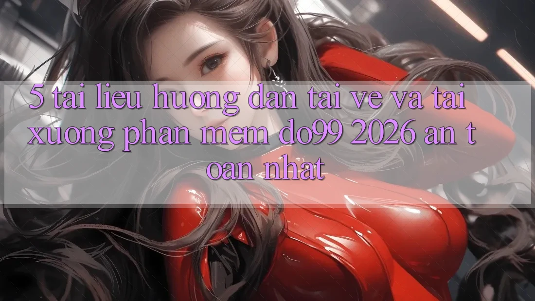 5. Tài liệu hướng dẫn Tải về Và Tải xuống Phần mềm DO99 2026 An Toàn Nhất