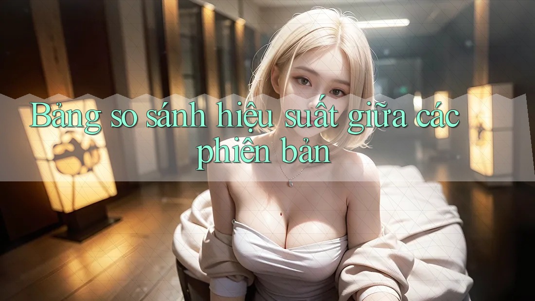 Bảng so sánh hiệu suất giữa các phiên bản