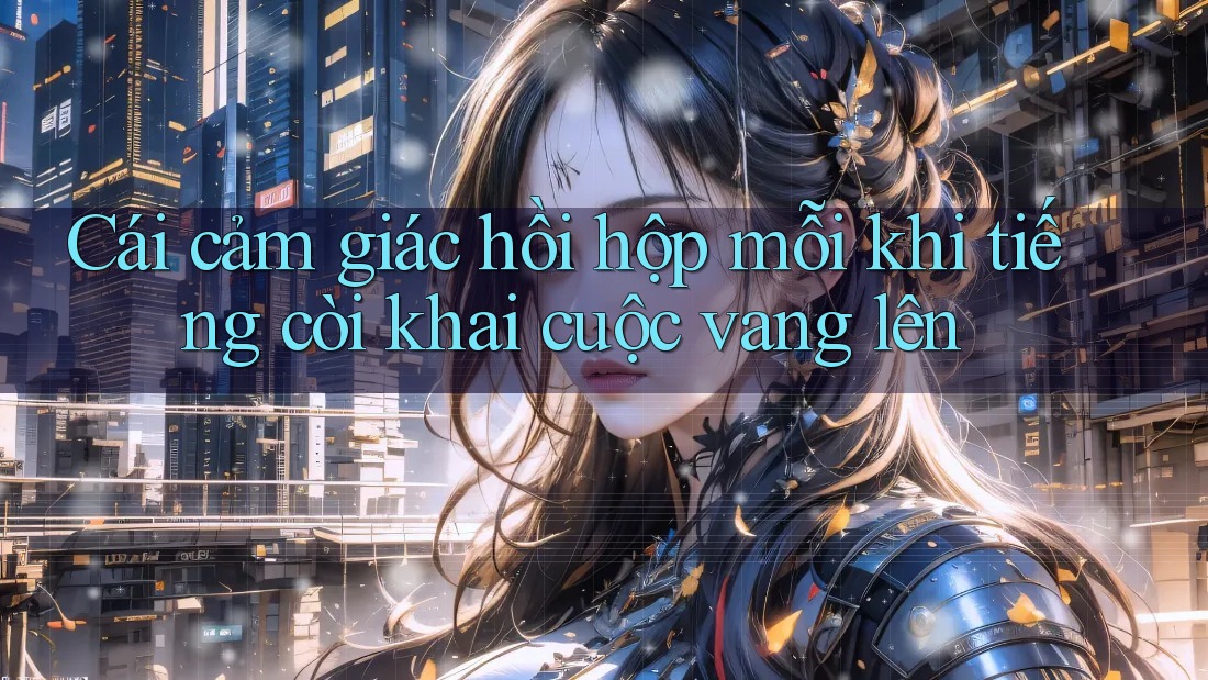 Cái cảm giác hồi hộp mỗi khi tiếng còi khai cuộc vang lên