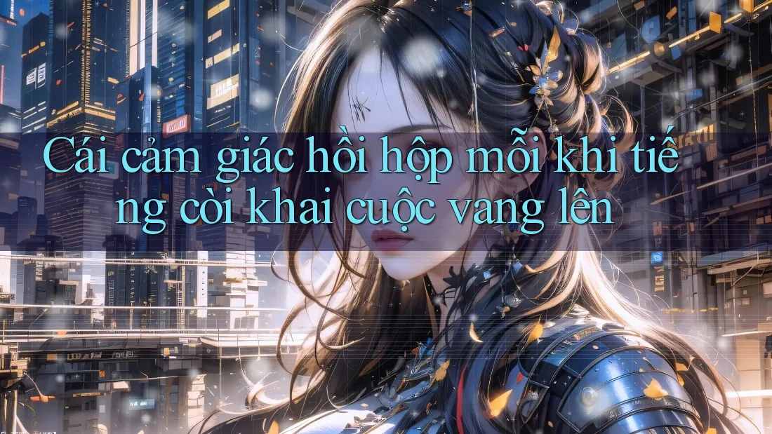 Cái cảm giác hồi hộp mỗi khi tiếng còi khai cuộc vang lên