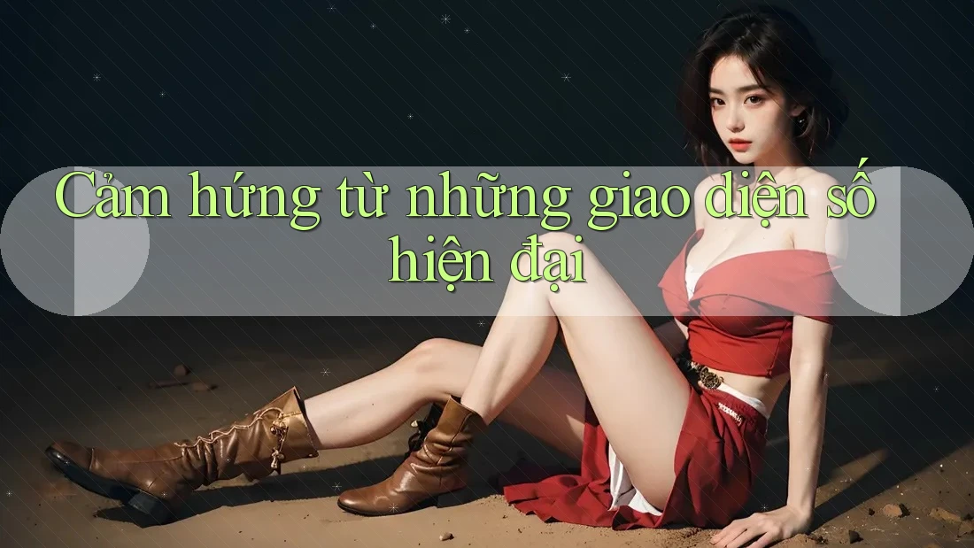Cảm hứng từ những giao diện số hiện đại Cảm hứng từ những giao diện số hiện đại