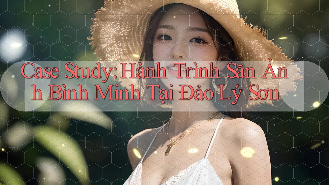 Case Study: Hành Trình Săn Ảnh Bình Minh Tại Đảo Lý Sơn Case Study: Hành Trình Săn Ảnh Bình Minh Tại Đảo Lý Sơn