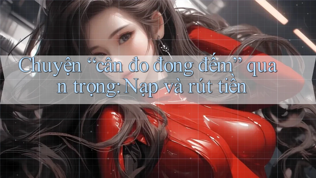 Chuyện “cân đo đong đếm” quan trọng: Nạp và rút tiền