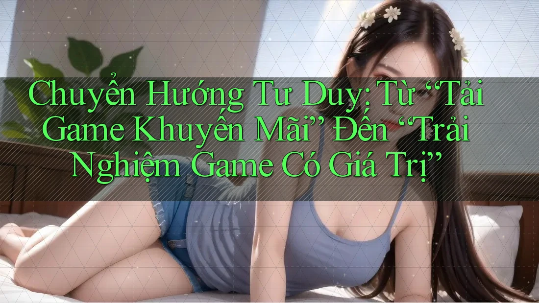 Chuyển Hướng Tư Duy: Từ “Tải Game Khuyến Mãi” Đến “Trải Nghiệm Game Có Giá Trị”