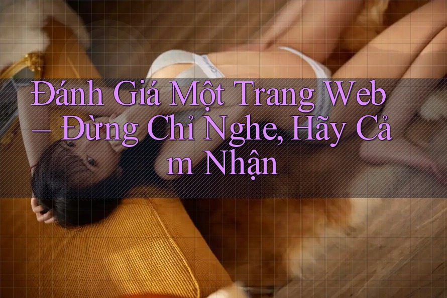 Đánh Giá Một Trang Web – Đừng Chỉ Nghe, Hãy Cảm Nhận