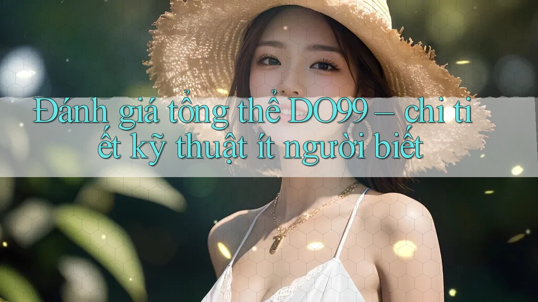 Đánh giá tổng thể DO99 – chi tiết kỹ thuật ít người biết
