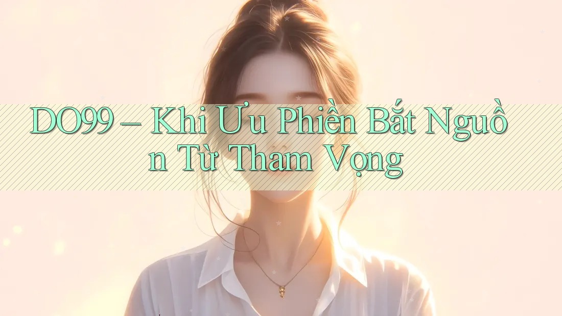 DO99 – Khi Ưu Phiền Bắt Nguồn Từ Tham Vọng DO99 – Khi Ưu Phiền Bắt Nguồn Từ Tham Vọng
