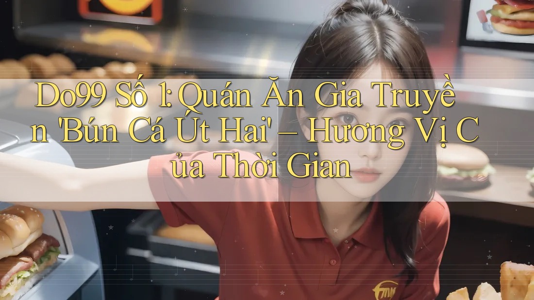 Do99 Số 1: Quán Ăn Gia Truyền 'Bún Cá Út Hai' – Hương Vị Của Thời Gian Do99 Số 1: Quán Ăn Gia Truyền 'Bún Cá Út Hai' – Hương Vị Của Thời Gian