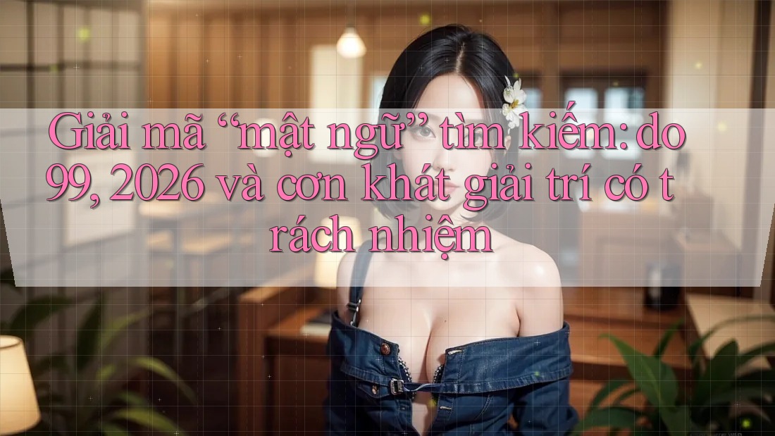 Giải mã “mật ngữ” tìm kiếm: do99, 2026 và cơn khát giải trí có trách nhiệm Giải mã “mật ngữ” tìm kiếm: do99, 2026 và cơn khát giải trí có trách nhiệm