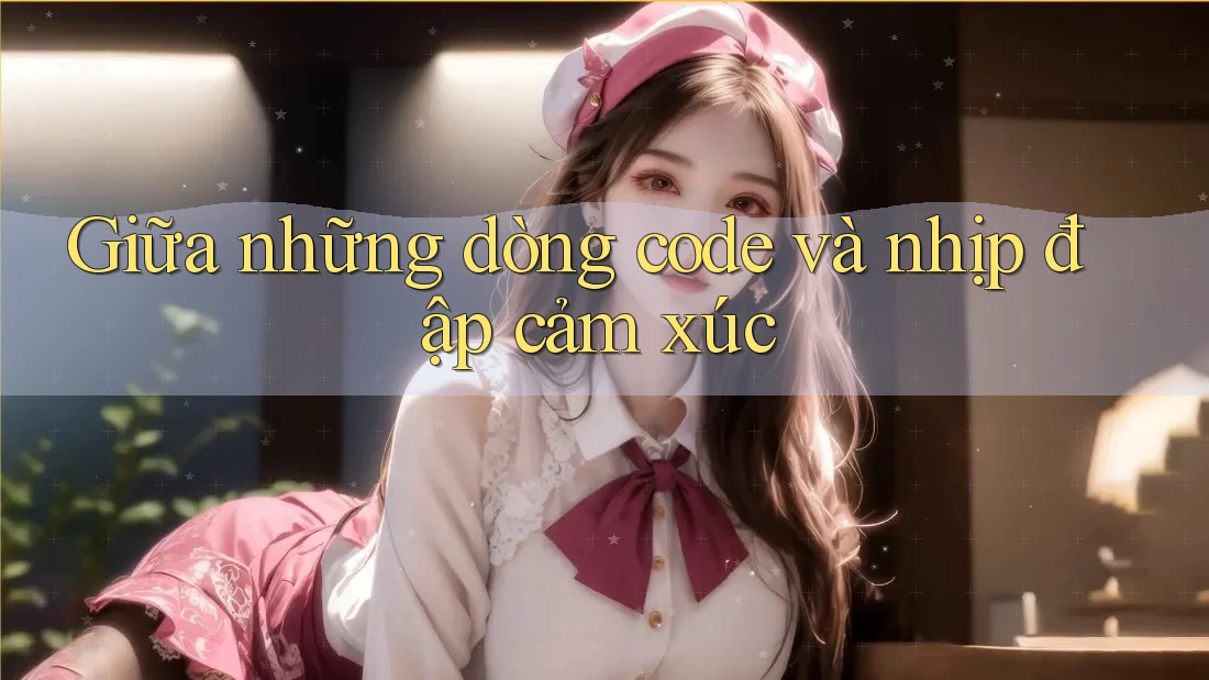 Giữa những dòng code và nhịp đập cảm xúc Giữa những dòng code và nhịp đập cảm xúc