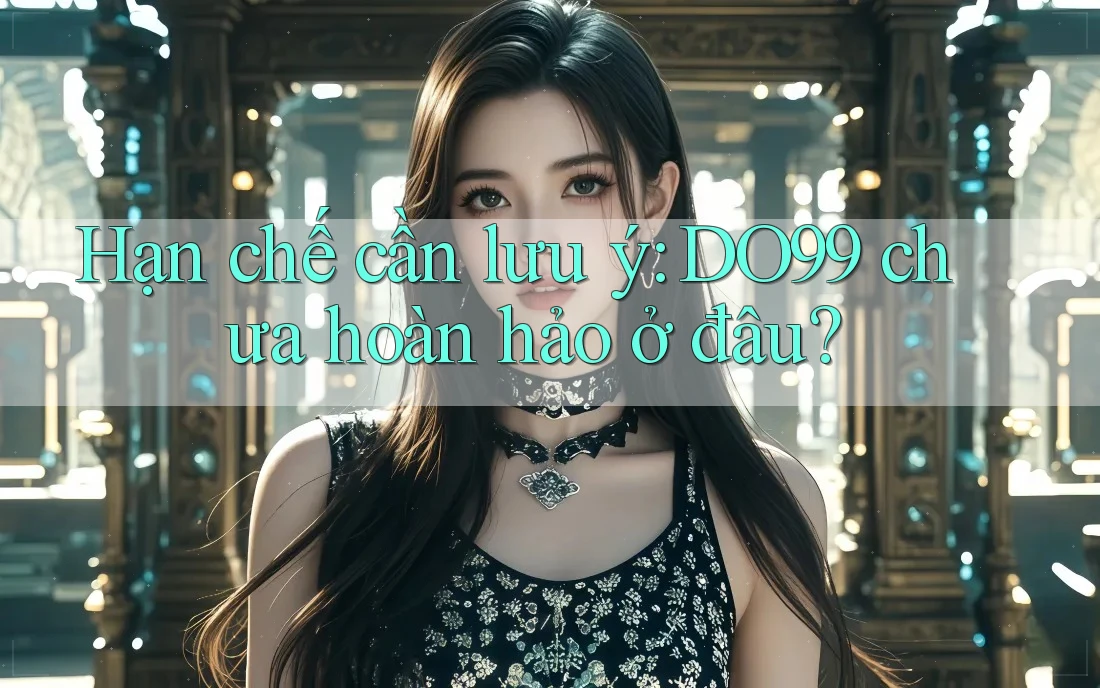 Hạn chế cần lưu ý: DO99 chưa hoàn hảo ở đâu? Hạn chế cần lưu ý: DO99 chưa hoàn hảo ở đâu?