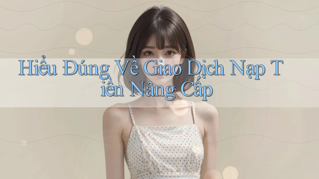Hiểu Đúng Về Giao Dịch Nạp Tiền Nâng Cấp