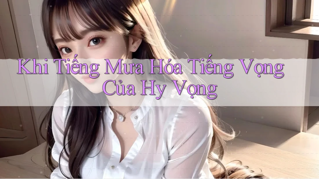 Khi Tiếng Mưa Hóa Tiếng Vọng Của Hy Vọng Khi Tiếng Mưa Hóa Tiếng Vọng Của Hy Vọng