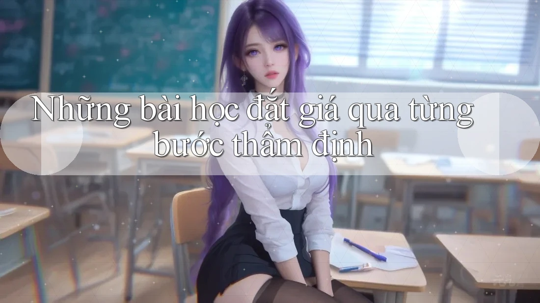 Những bài học đắt giá qua từng bước thẩm định