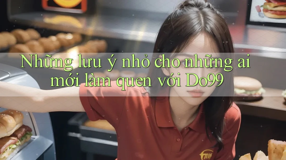 Những lưu ý nhỏ cho những ai mới làm quen với Do99