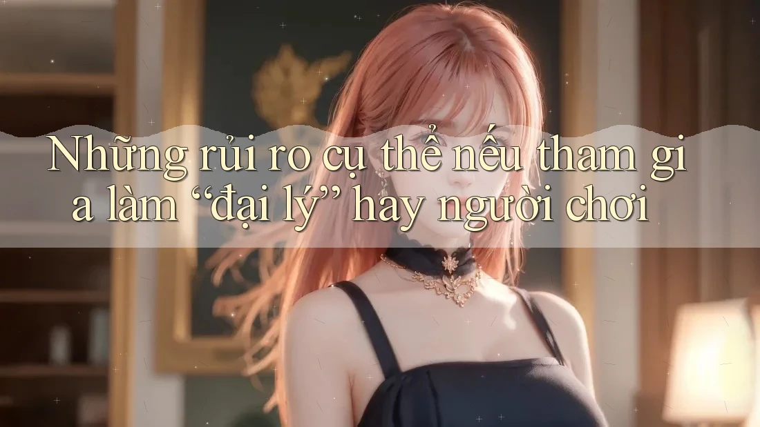 Những rủi ro cụ thể nếu tham gia làm “đại lý” hay người chơi Những rủi ro cụ thể nếu tham gia làm “đại lý” hay người chơi