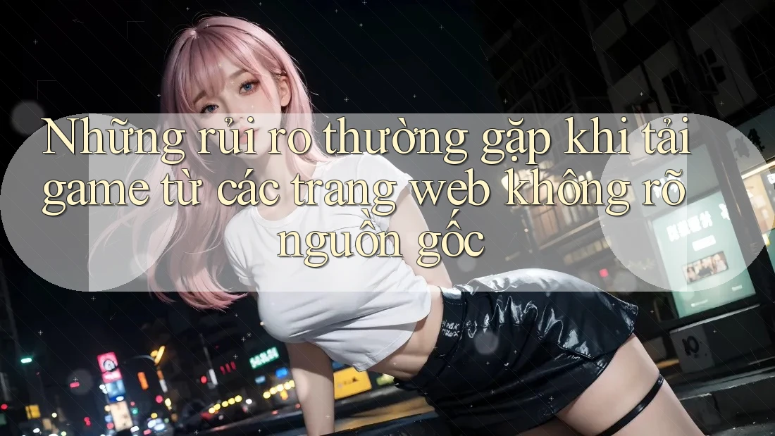 Những rủi ro thường gặp khi tải game từ các trang web không rõ nguồn gốc