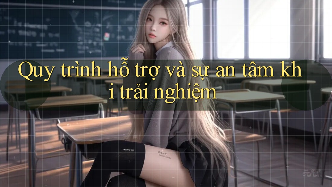 Quy trình hỗ trợ và sự an tâm khi trải nghiệm Quy trình hỗ trợ và sự an tâm khi trải nghiệm