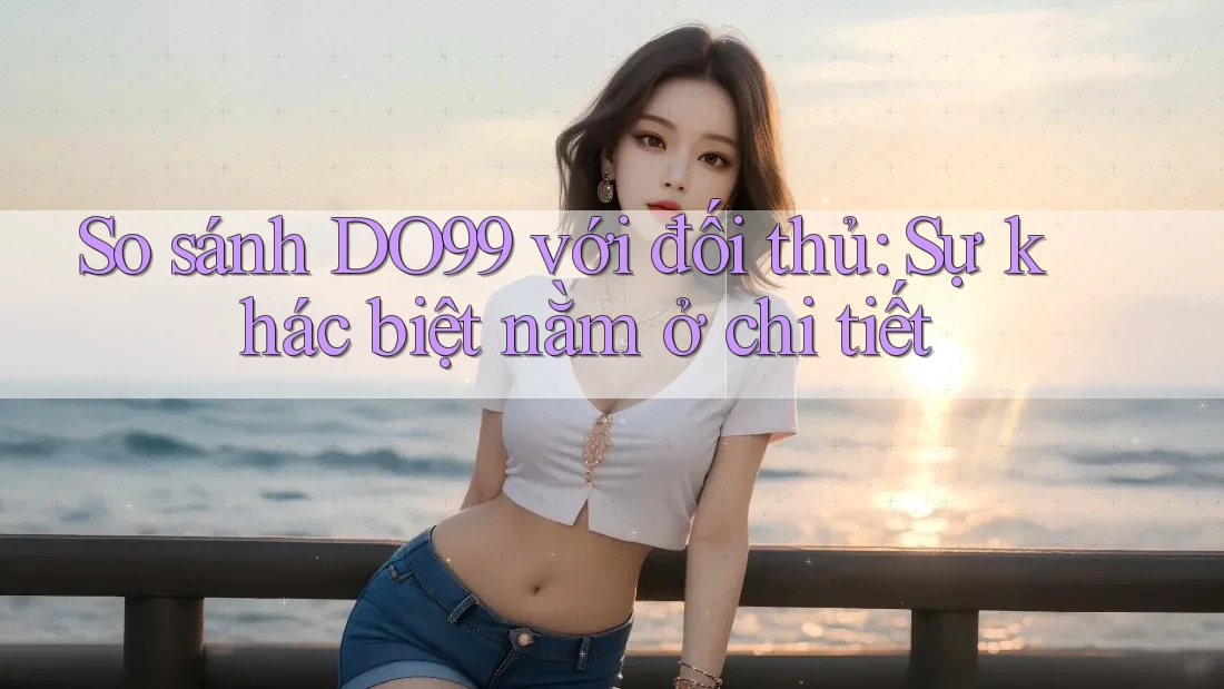 So sánh DO99 với đối thủ: Sự khác biệt nằm ở chi tiết